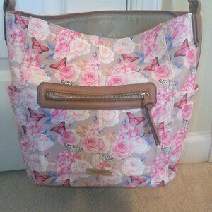 Rosetti Pink Floral Crossbody Bag